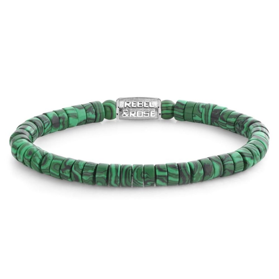 Man Rebel & Rose | Slices - Malachite Green