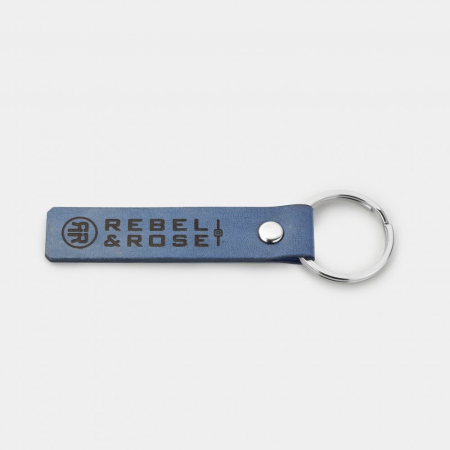 Man Rebel & Rose | Rebel & Rose Keychain Blue