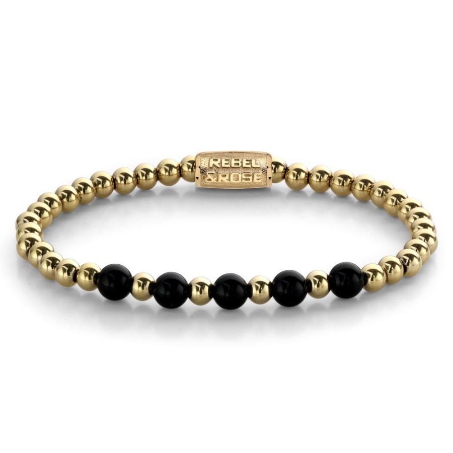 Vrouw Rebel & Rose | Yellow Gold Meets Black Madonna