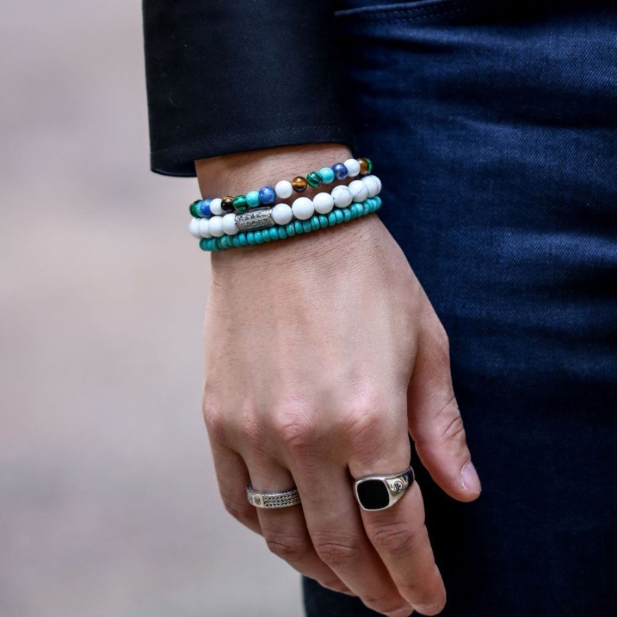 Man Rebel & Rose | Turquoise Round Slices