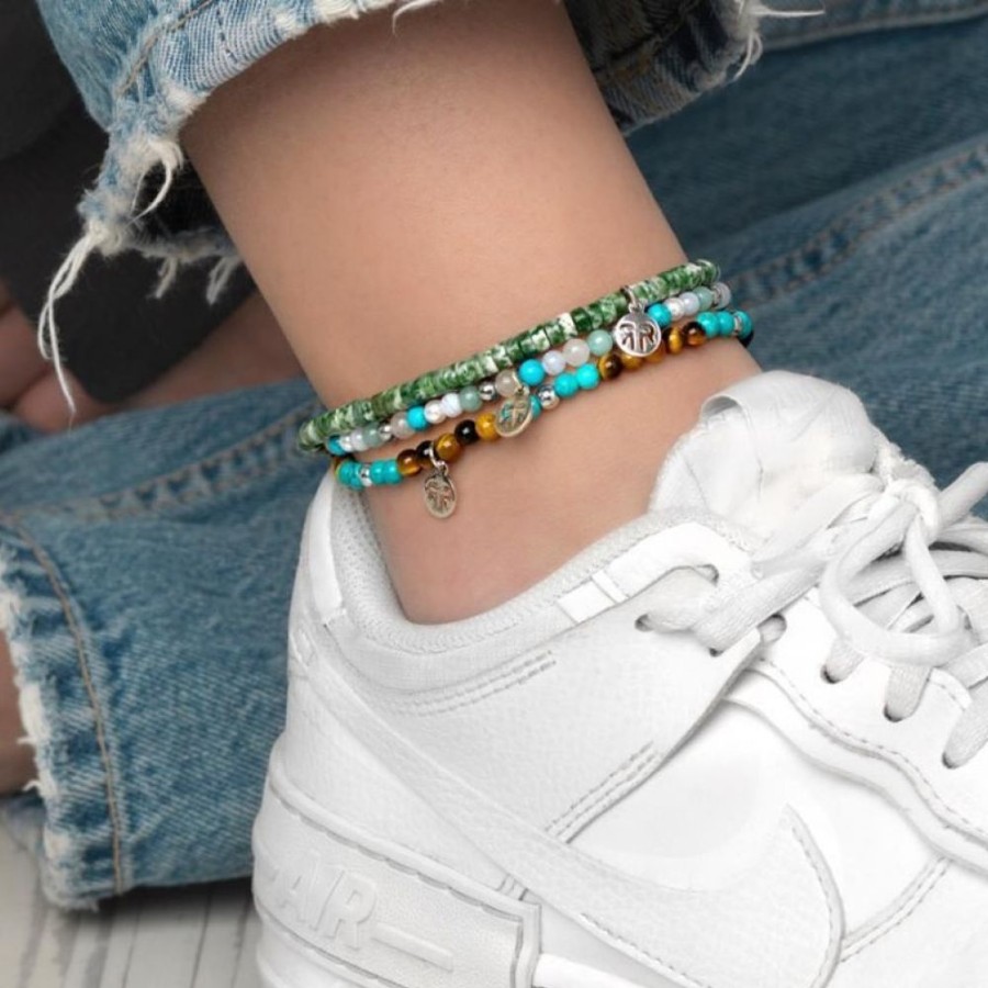 Vrouw Rebel & Rose | Anklet Slices The Green Deal