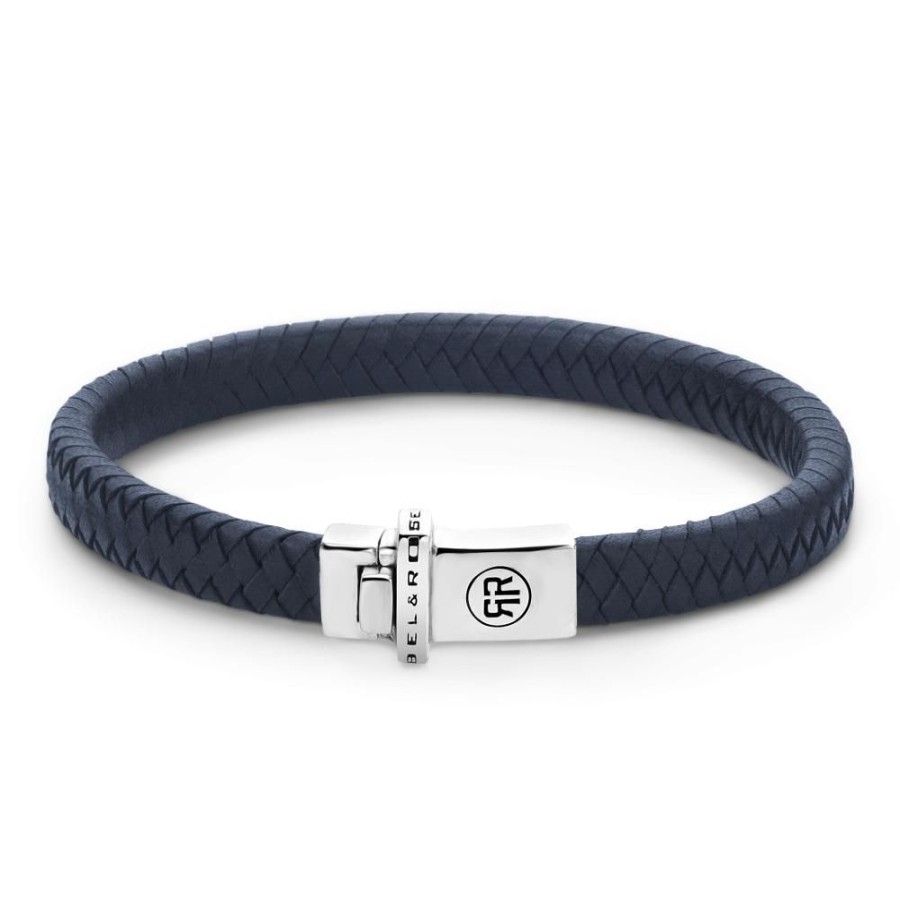 Man Rebel & Rose | Small Braided Navy