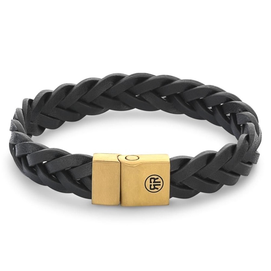 Man Rebel & Rose | Full Metal Braided Black Gold