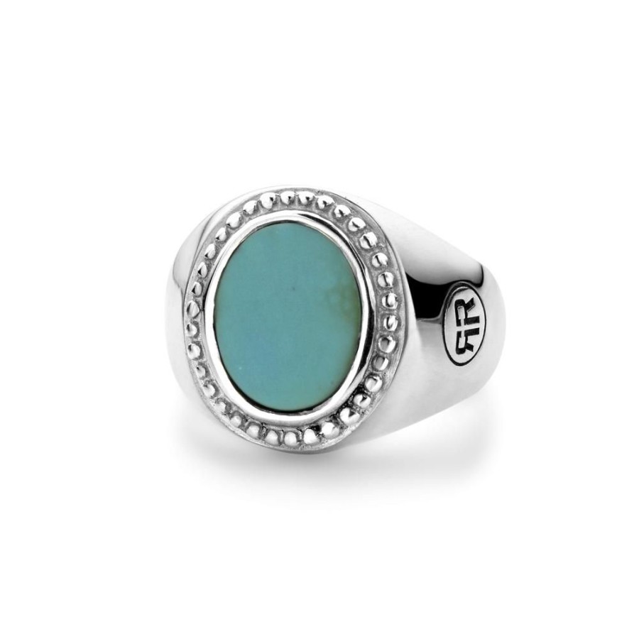 Vrouw Rebel & Rose | Ring Women Oval Turquois