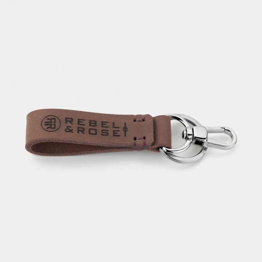 Man Rebel & Rose | Rebel & Rose Keychain Bold Brown