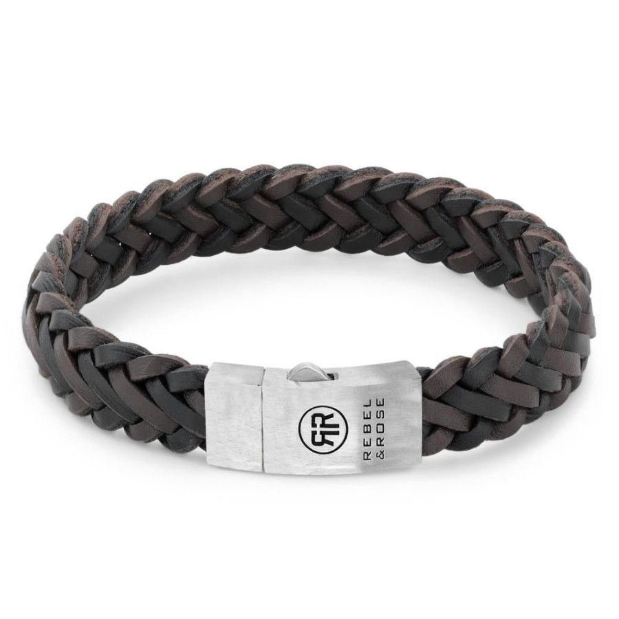 Man Rebel & Rose | Braided Raw Matt Black-Earth