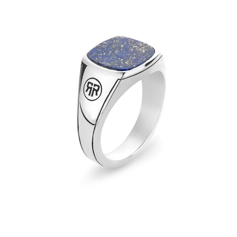 Man Rebel & Rose | Ring Square Lapis