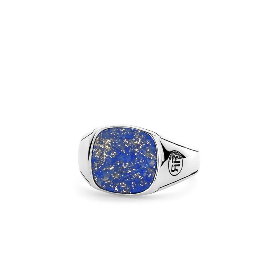 Man Rebel & Rose | Ring Square Lapis