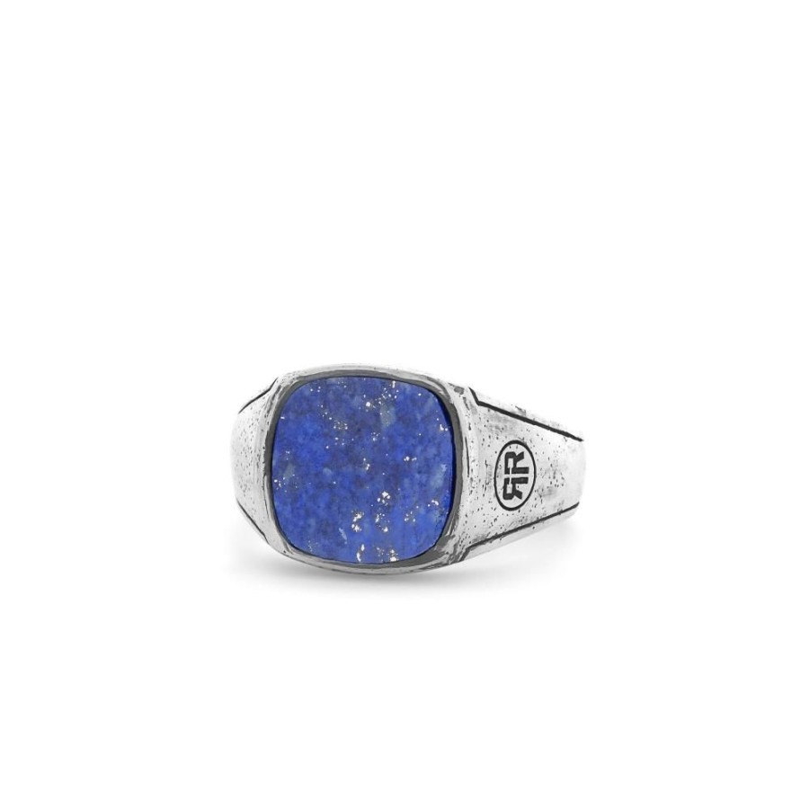 Man Rebel & Rose | Ring Square Vintage Lapis