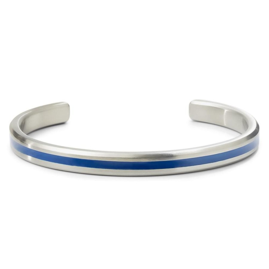 Man Rebel & Rose | Bangle Brushed Blue