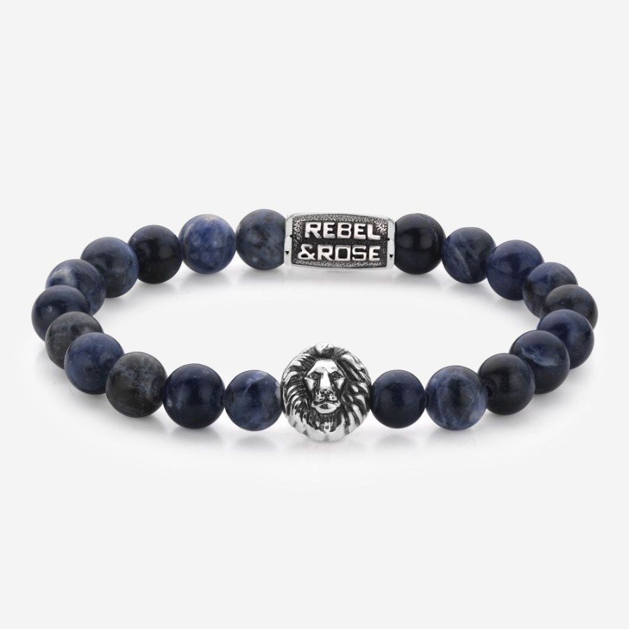 Man Rebel & Rose | Midnight Blue Lion