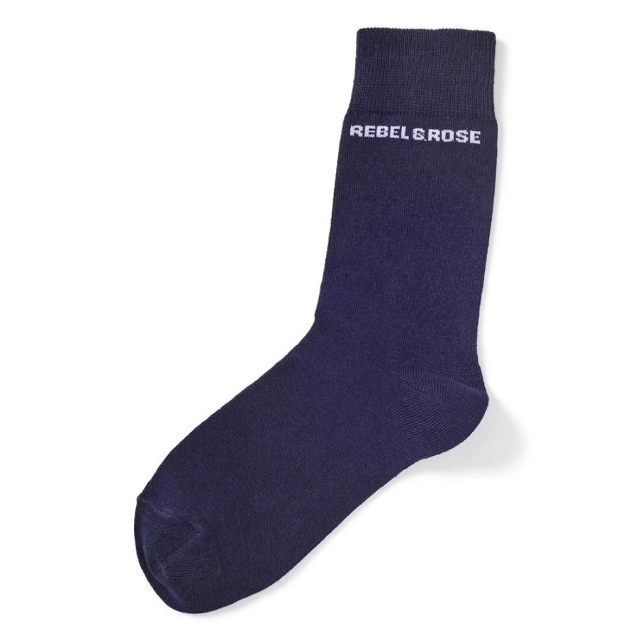 Man Rebel & Rose | Rebel & Rose Socks Navy