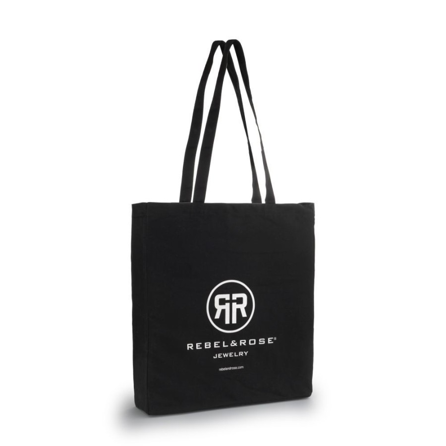 Man Rebel & Rose | Rebel & Rose Shopping Bag Black